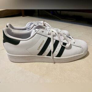 adidas Superstar White and Black Sneakers